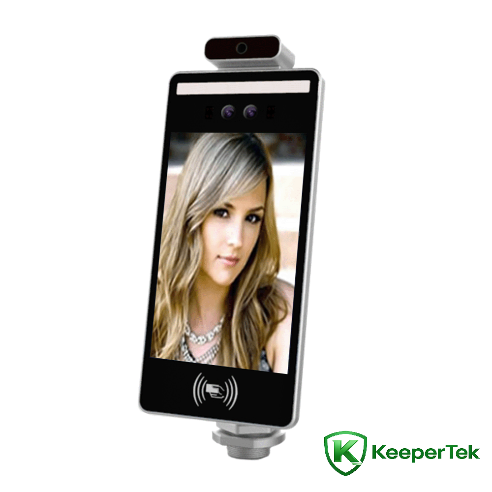 8-pulgada a face recognition card swiping ken panangrukod iti temperatura amin-iti-maysa a makina KT-FR009