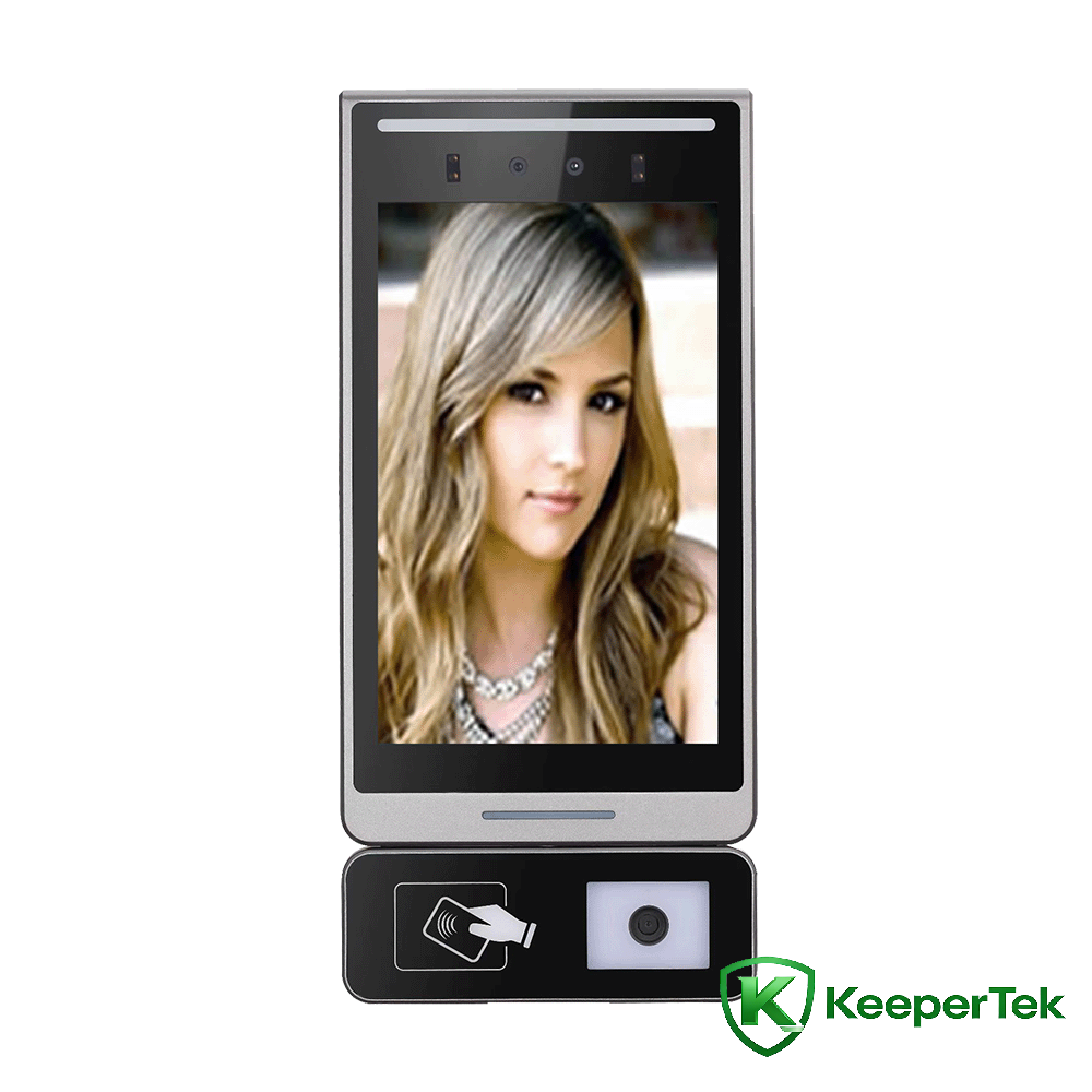 8-pulgada a pannakabigbig ti rupa QR code card swiping amin-iti-maysa a makina KT-FR015